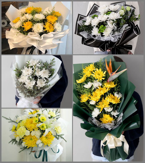 广东揭阳市普宁市梅塘镇涂洋村白事花束代送